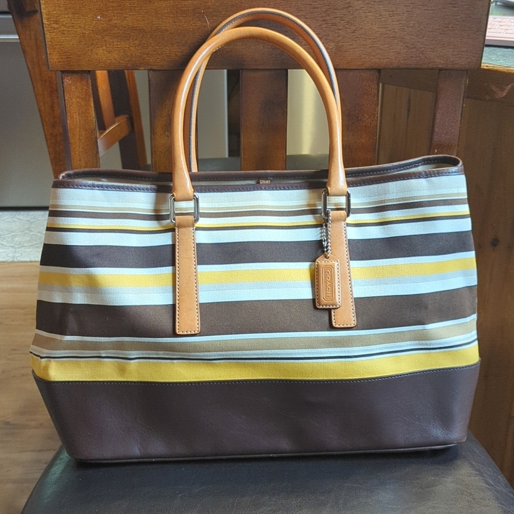 Vintage Coach Hamptons Small Tote